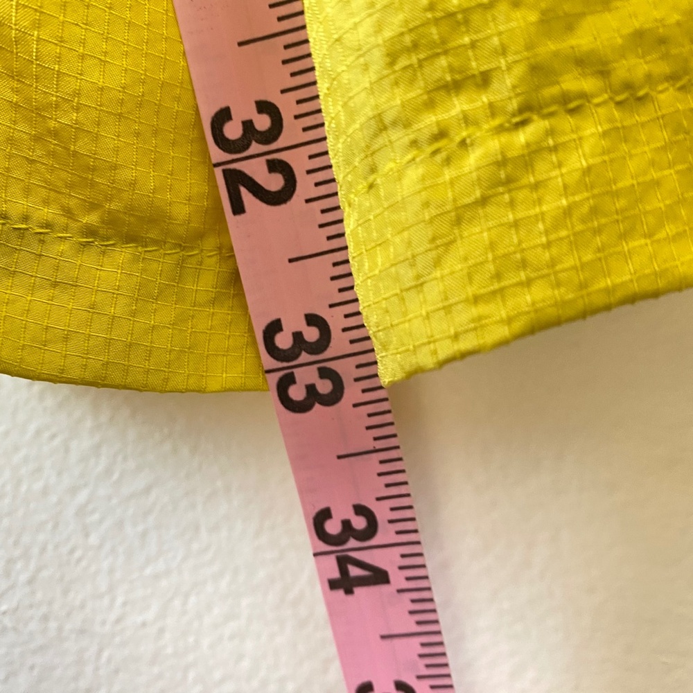 Nanette Lepore Yellow Silk Wind Swept Wrap Dress - Picture 14 of 15